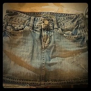 American Eagle jean mini skirt